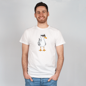 Herren T-Shirt - Kapitän Möwe