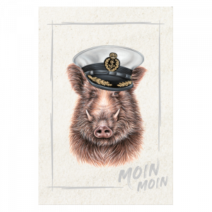 Magnet Kapitän Keiler Moin Moin