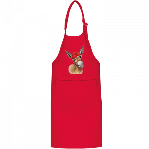 Latzschürze - Kinder Bollenhut Esel