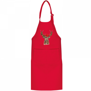 Latzschürze - Kinder Bollenhut Hirsch