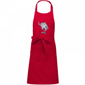 Latzschürze Erwachsene - Delfin