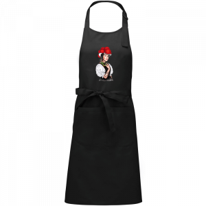 Latzschürze - Erwachsene Bollenhut Schwarzwaldmädel