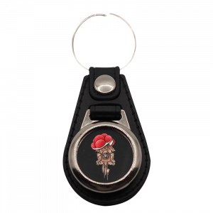 Schlüsselanhänger rund Bollenhut Kuckucksuhr