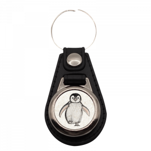 Schlüsselanhänger rund Baby-Pinguin