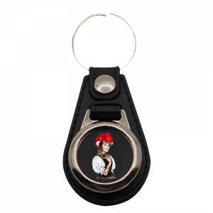 Schlüsselanhänger rund Schwarzwaldmädel