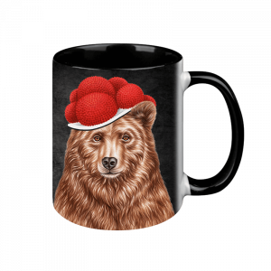 TASSE Black Edition - Bollenhut Bär