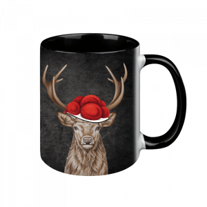 TASSE Black Edition - Bollenhut Hirsch 2
