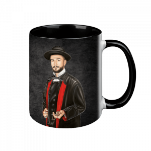 TASSE Black Edition -  Bollenhut Schwarzwaldbub