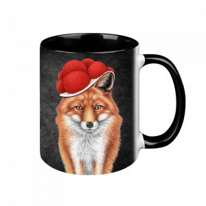 TASSE Black Edition - Bollenhut Fuchs