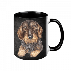 TASSE Black Edition - Rauhaardackel