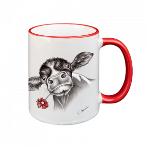 TASSE - Kalb mit Blume