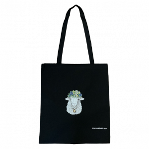 Tragetasche Blumenschaf