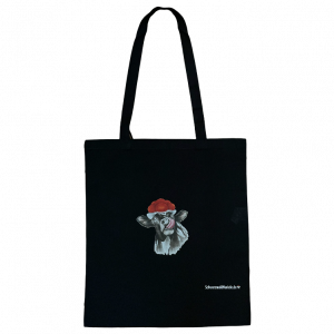 Tragetasche Bollenhut Kuh mit Zunge