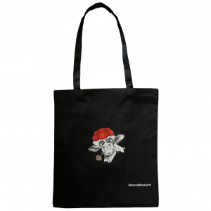 Tragetasche Bollenhut Kuh mit Blume