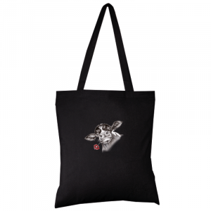 Tragetasche - Kalb mit Blume