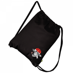 Turnbeutel Bollenhut Kuh mit Blume