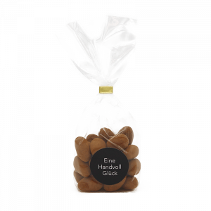 Eine Handvoll schokolierte Zimtmandeln  (Inhalt: 0,1 Kg (49,5 €*/1 Kg))