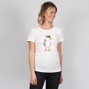 Damen T-Shirt - Kapitän Möwe