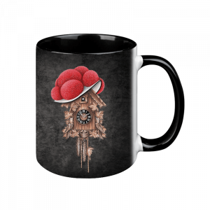TASSE Black Edition - Bollenhut Kuckucksuhr