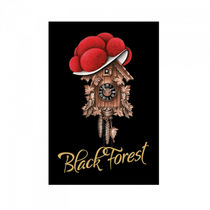 Magnet Black Forest Bollenhut Kuckucksuhr