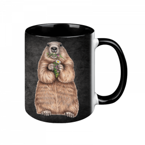 TASSE Black Edition - Murmeltier