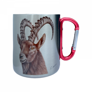 Edelstahltasse - Steinbock