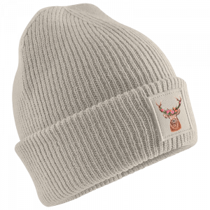 Kindermütze - Blumenhirsch