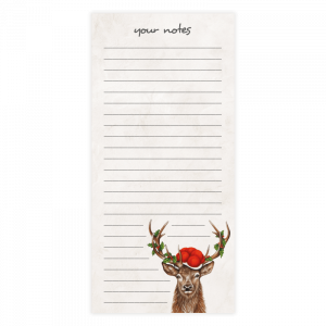 Notizblock - Bollenhut Hirsch