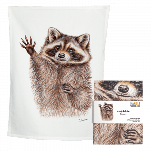 Geschirrtuch - Waschbär