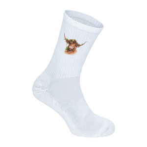 Tennissocken - Blumenhochlandrind