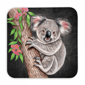 Untersetzer 9x9 Black Edition - Koala
