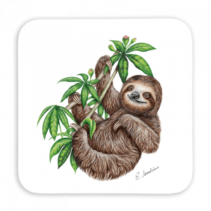 Untersetzer 9x9 - Faultier