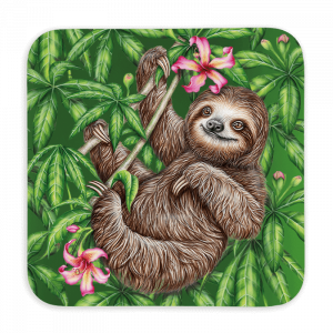 Untersetzer 9x9 Wild - Faultier