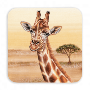 Untersetzer 9x9 Wild - Giraffe