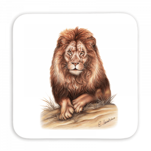 Untersetzer 9x9 - Löwe