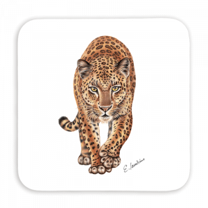 Untersetzer 9x9 - Leopard
