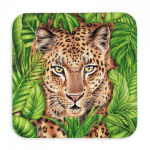 Untersetzer 9x9 Wild - Leopard