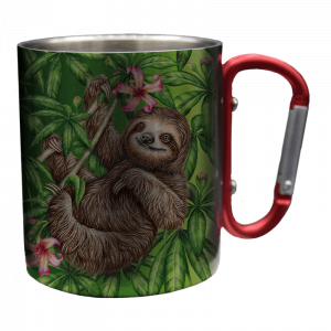 Edelstahltasse Wild - Faultier