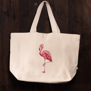 Strandtasche - Flamingo