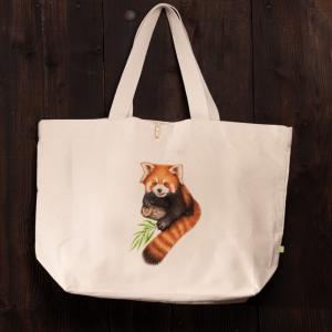 Strandtasche - Roter Panda