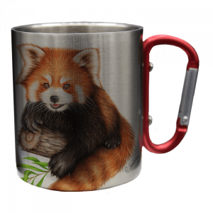 Edelstahltasse - Roter Panda