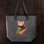 filztasche-roter-panda