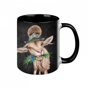 TASSE Black Edition - Alpen Ziege