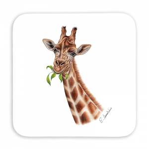 Untersetzer 9x9 - Giraffe