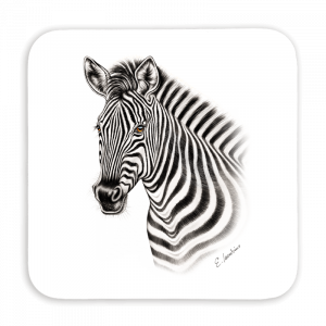 Untersetzer 9x9 - Zebra