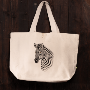 Strandtasche - Zebra