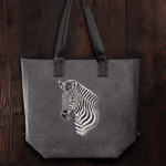 filztasche-zebra