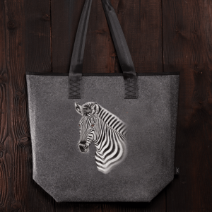 Filztasche - Zebra