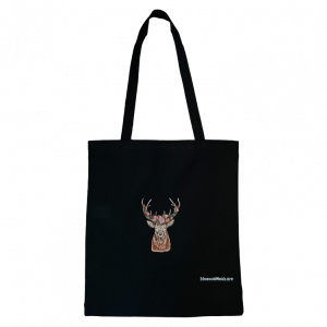 Tragetasche Blumenhirsch