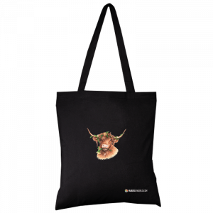 Tragetasche Blumenhochlandrind